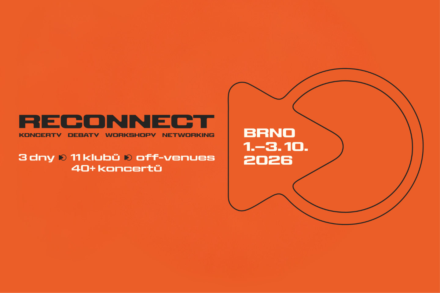 RECONNECT 2026: brněnská hudební konference a festival se letos poprvé představí pod jednou značkou
